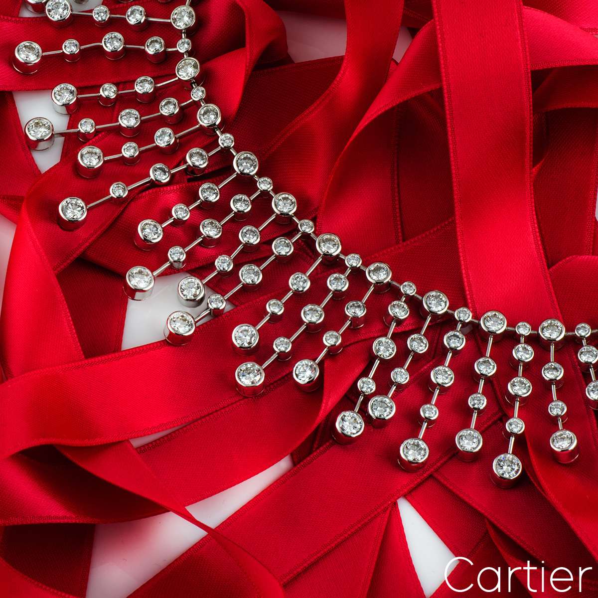 cartier necklace box